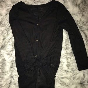 Black long sleeve, never worn